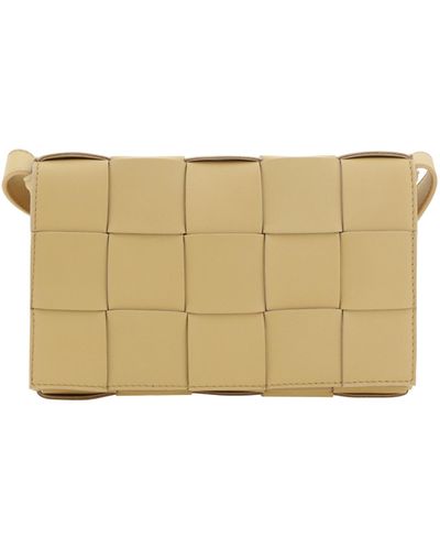 Bottega Veneta Cassette Shoulder Bag - Natural