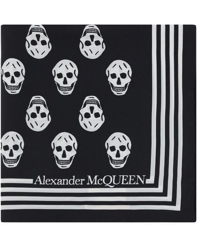Alexander McQueen Scarves - Black