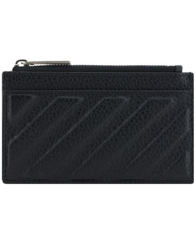 Off-White Logo Plaque Zip-Up Wallet - ShopStyle