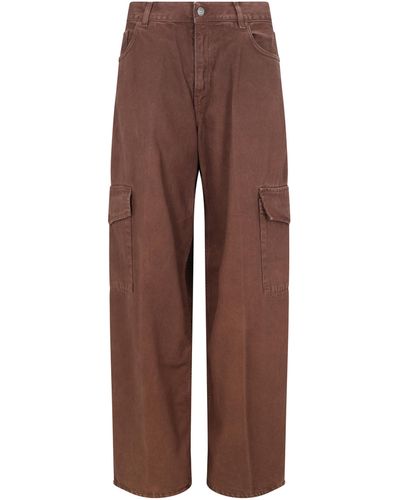 Haikure Cargo Trousers - Brown