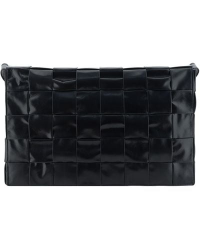 Bottega Veneta Maxi Cassette Shoulder Bag - Black
