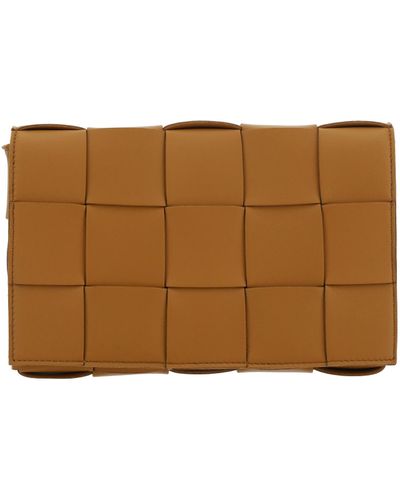 Bottega Veneta Cassette Shoulder Bag - Brown