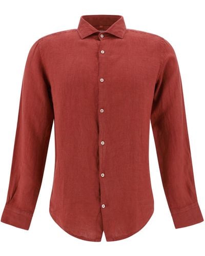Brooksfield Shirts - Red