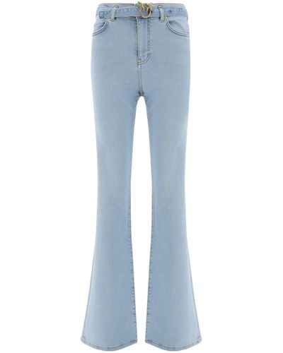 Pinko Flora Flare Jeans - Blue