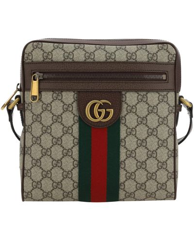 Gucci Messengers Ophidia Shoulder Bag - Grey