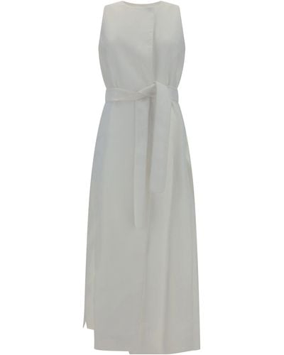Max Mara Aureo Long Dress - White