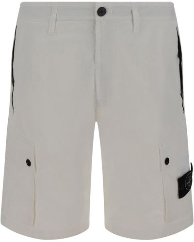 Stone Island Bermuda Shorts - Gray