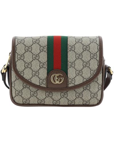 Gucci Ophidia Mini Shoulder Bag - Gray