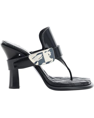Burberry Bay Sandals - White