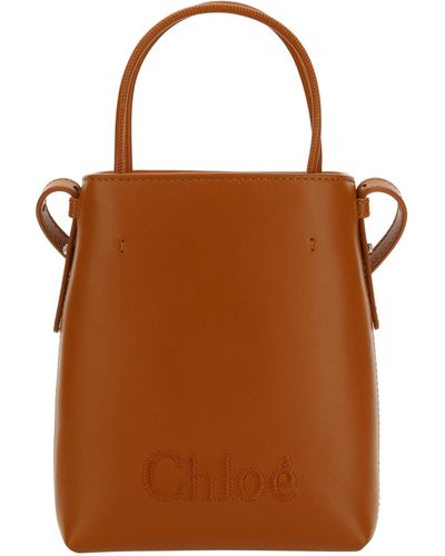 Chloé Sense Handbag - Brown