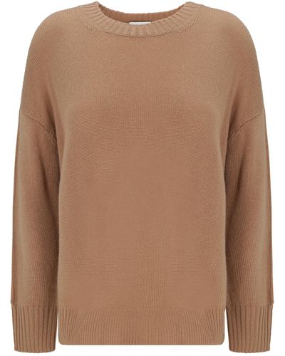 Allude Sweater - Brown