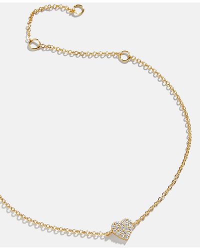 BaubleBar 18k Gold Heart Bracelet - Natural