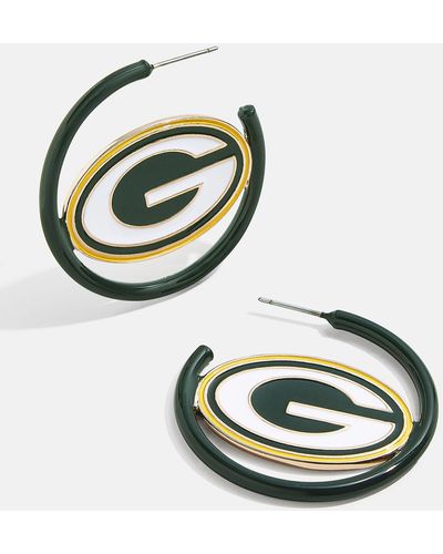 BaubleBar Green Bay Packers Nfl Logo Hoops