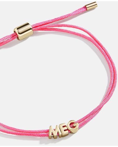 BaubleBar Custom Cord Bracelet - Pink