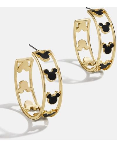 BaubleBar Mickey Mouse Disney Hoop Earrings - Metallic