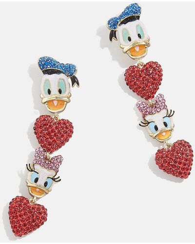 BaubleBar Donald & Daisy Disney Drop Earrings - White