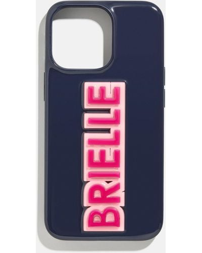 BaubleBar Block Font Custom Iphone Case - Blue