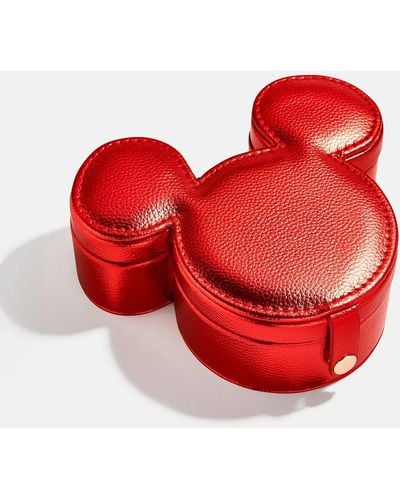 BaubleBar Mickey Mouse Disney Metallic Storage Case - Red