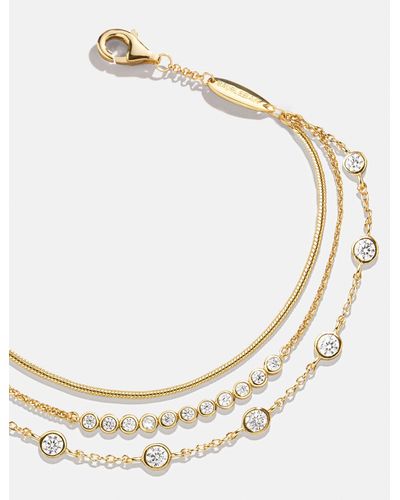 BaubleBar Selene 18k Gold Layered Bracelet - Natural