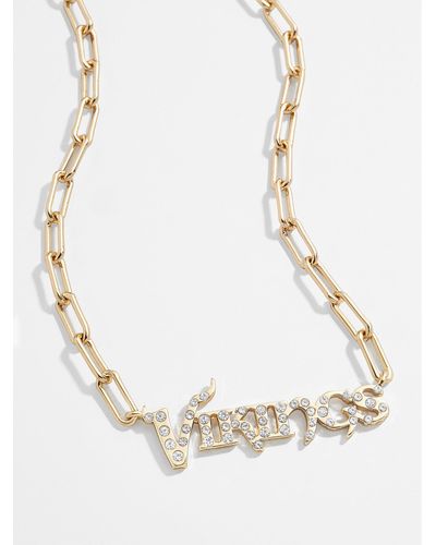 BaubleBar Minnesota Vikings Nfl Gold Chain Necklace - Metallic