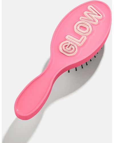 BaubleBar Fine Line Mini Custom Hair Brush - Pink