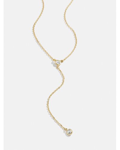 BaubleBar Dulce 18k Gold Necklace - White