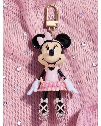 BaubleBar Minnie Mouse Disney Bag Charm - Pink