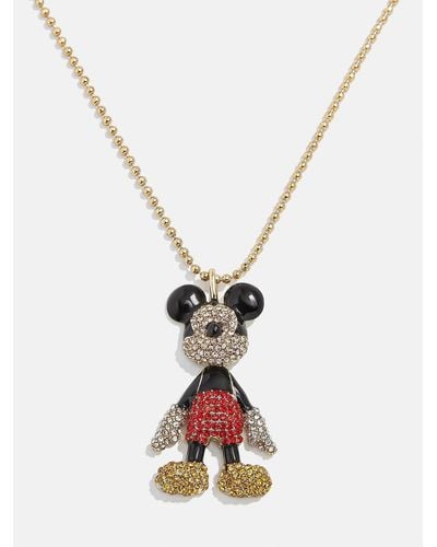 BaubleBar Mickey Mouse Disney 3d Necklace - White