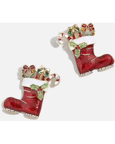 BaubleBar Santa's Boots Earrings - White