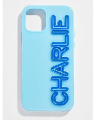 BaubleBar Fine Line Custom Iphone Case - Blue