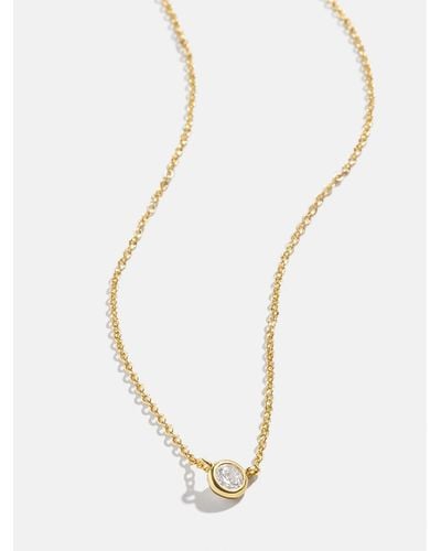 BaubleBar Yolanda 18k Gold Necklace - White