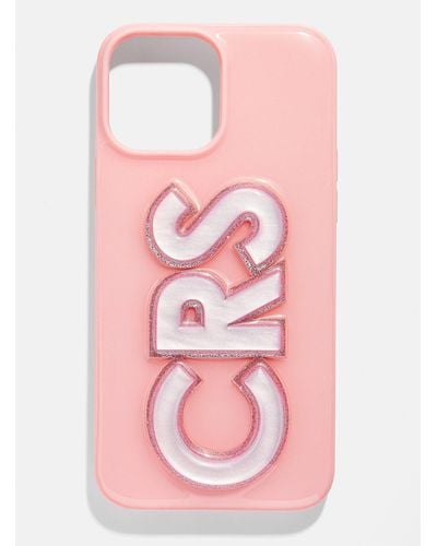 BaubleBar Block Font Custom Iphone Case - Pink