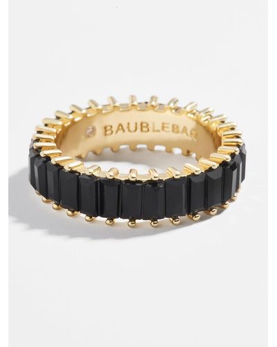 BaubleBar Mini Alidia Ring - Black
