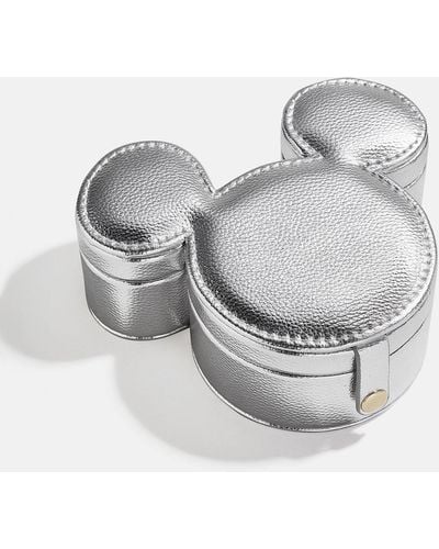 BaubleBar Mickey Mouse Disney Metallic Storage Case - Gray