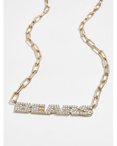 BaubleBar Chicago Bears Nfl Gold Chain Necklace - Metallic