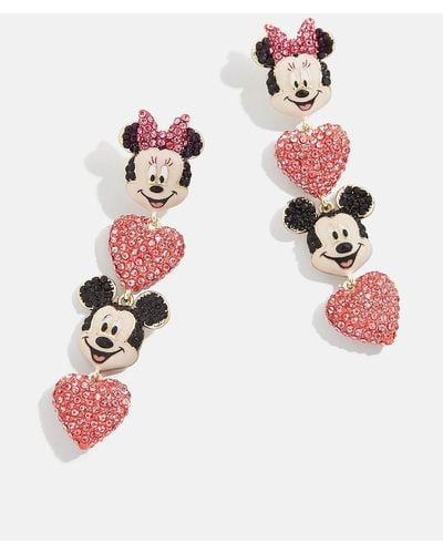 BaubleBar Mickey & Minnie Disney Drop Earrings - White