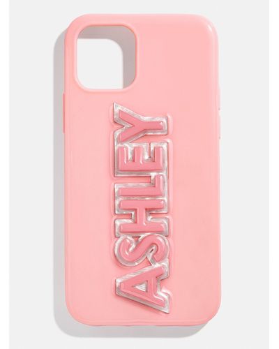 BaubleBar Block Font Custom Iphone Case - Pink