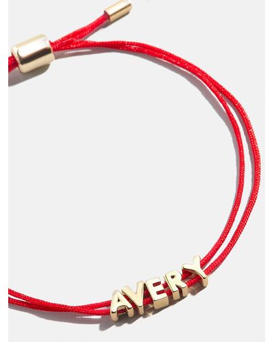 BaubleBar Custom Cord Bracelet - Red