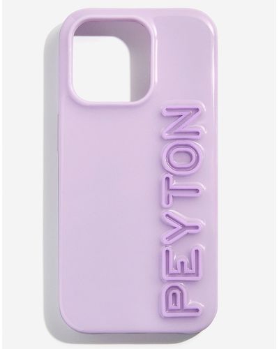 BaubleBar Fine Line Custom Iphone Case - Purple
