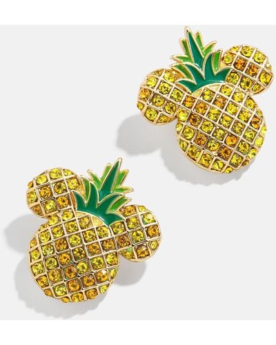 BaubleBar Mickey Mouse Disney Pineapple Earrings - Metallic