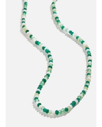 BaubleBar Valentina Semi-precious Necklace - Green