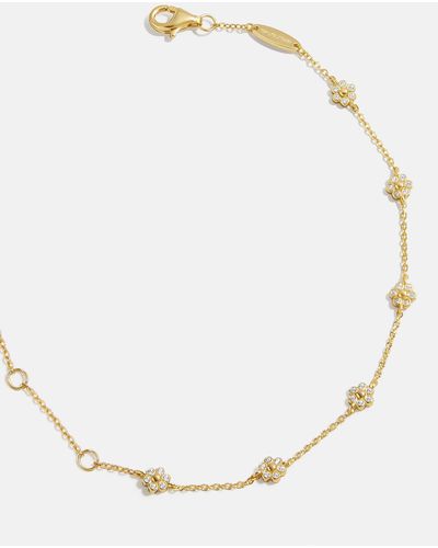 BaubleBar Daisy 18k Gold Bracelet - Natural
