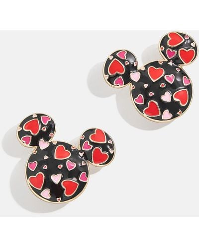 BaubleBar Mickey Mouse Disney Repeating Hearts Earrings - Red