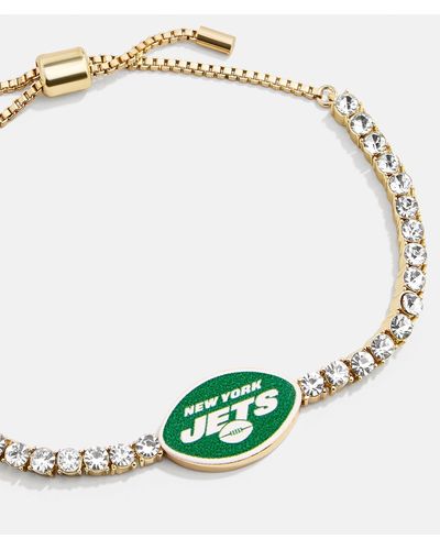 BaubleBar New York Jets Nfl Gold Tennis Bracelet - Green