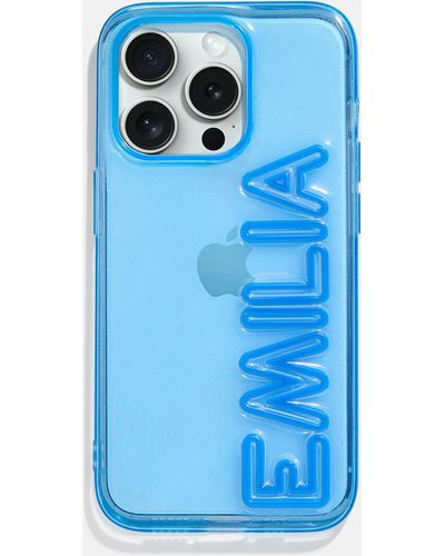 BaubleBar Fine Line Custom Iphone Case - Blue