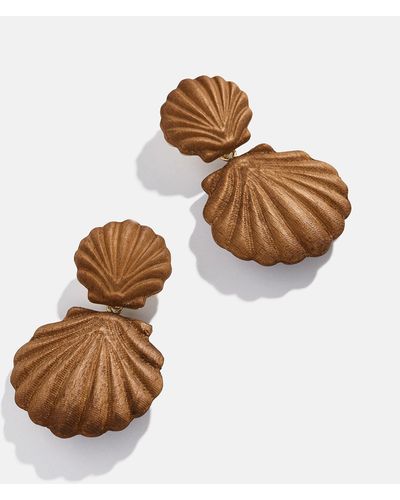 BaubleBar Out Of This Shell Earrings - Brown