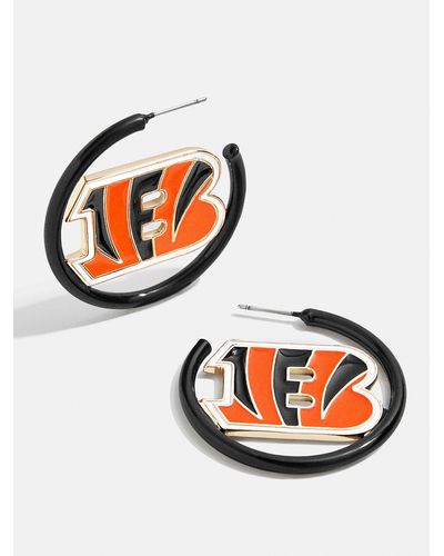 BaubleBar Cincinnati Bengals Nfl Logo Hoops - Orange