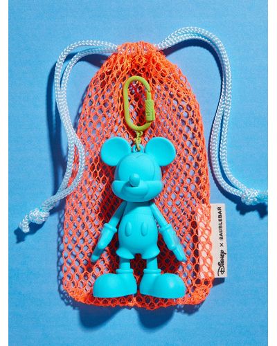 BaubleBar Sport Edition Mickey Mouse Disney Bag Charm - Blue