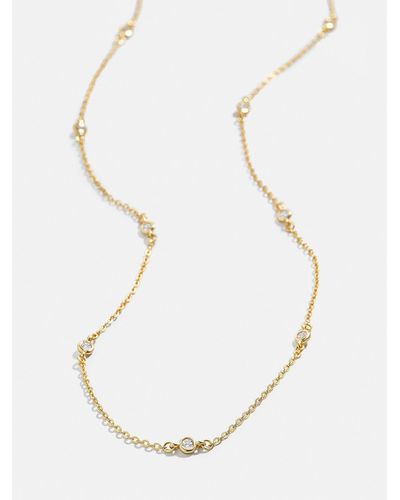 BaubleBar Yasmine 18k Gold Necklace - White