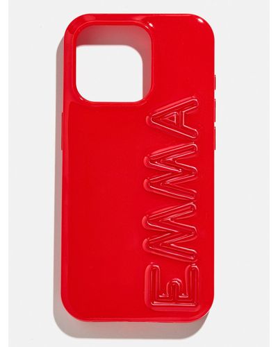 BaubleBar Fine Line Custom Iphone Case - Red